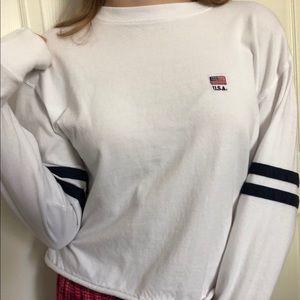 brandy melville white long sleeve